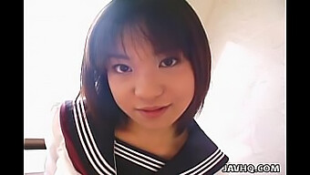 Uninhibited Japanese Teen Faces Ejaculation Without Censorship